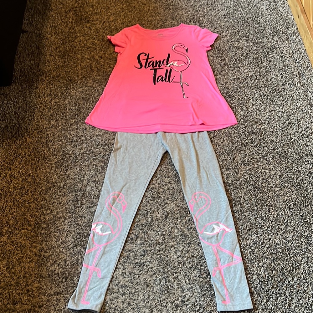 Girls Justice Flamingo Outfit 14/16
